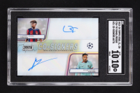 Vitor Roque / Lamine Yamal 2023-24 Stadium Club Chrome UEFA Champions League Cosigners Autographs #CSAYR (SGC 10 | Auto 10) at PristineAuction.com