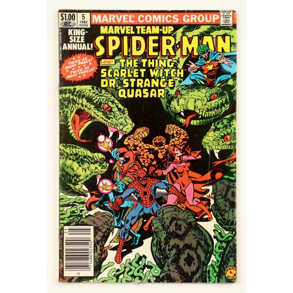 1982 "Marvel Team-Up" Issue #5 Marvel Comic Book at PristineAuction.com