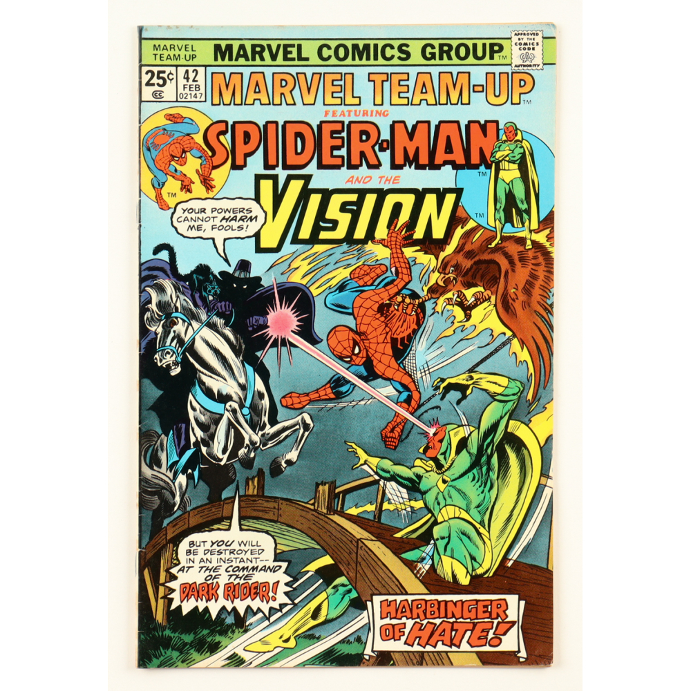1976 "Marvel Team-Up" Issue #42 Marvel Comic Book at PristineAuction.com