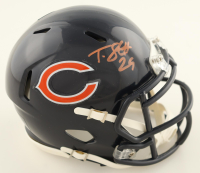 Tyrique Stevenson Signed Bears Speed Mini Helmet (JSA) at PristineAuction.com