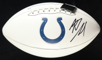 Riley Leonard Signed Colts Logo Football (JSA) at PristineAuction.com