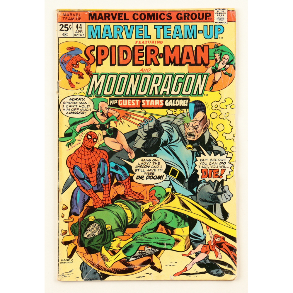 1976 "Marvel Team-Up" Issue #44 Marvel Comic Book at PristineAuction.com