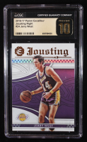 Jerry West 2016-17 Panini Excalibur Jousting Right #24 (CGC 10 | Pristine Black Label) at PristineAuction.com
