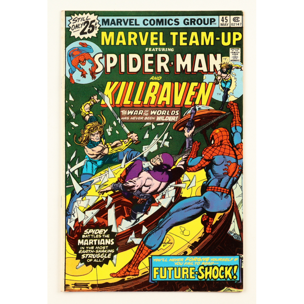 1976 "Marvel Team-Up" Issue #45 Marvel Comic Book at PristineAuction.com