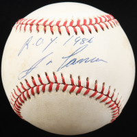 Jose Canseco Signed OAL Baseball Inscribed "1986 ROY" (Stacks of Plaques) at PristineAuction.com
