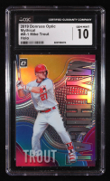 Mike Trout 2019 Donruss Optic Mythical Holo #M-1 (CGC 10) at PristineAuction.com