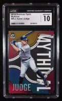 Aaron Judge 2019 Donruss Optic Mythical #M-2 (CGC 10) at PristineAuction.com