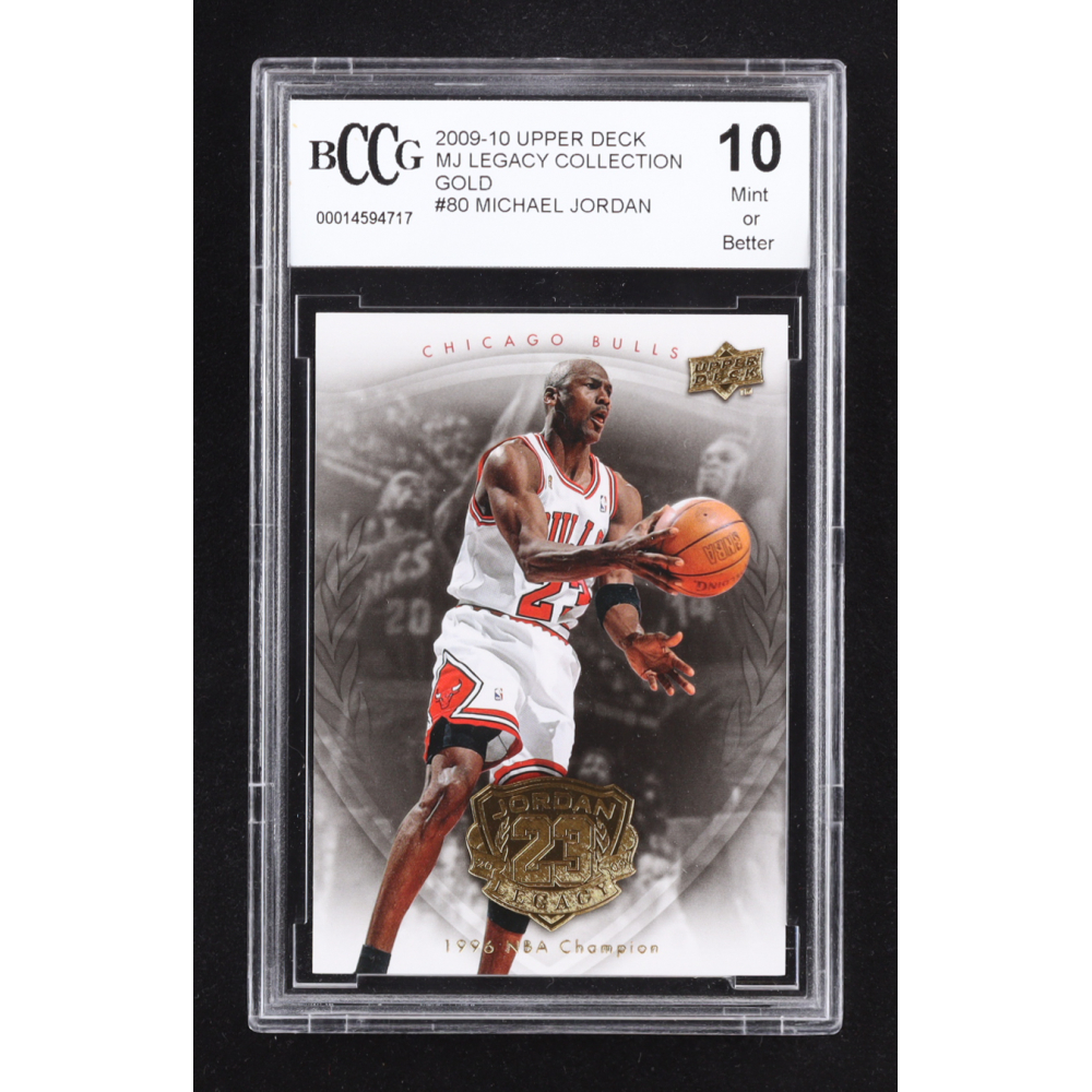 Michael Jordan 2009-10 Upper Deck Michael Jordan Legacy Collection Gold #80 (BCCG 10) at PristineAuction.com