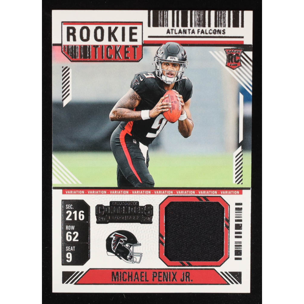 Michael Penix Jr. 2024 Panini Contenders Rookie Ticket Swatches Variations #31 RC at PristineAuction.com