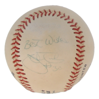 John Tudor Signed ONL Baseball Inscribed "Best Wishes" (JSA) at PristineAuction.com