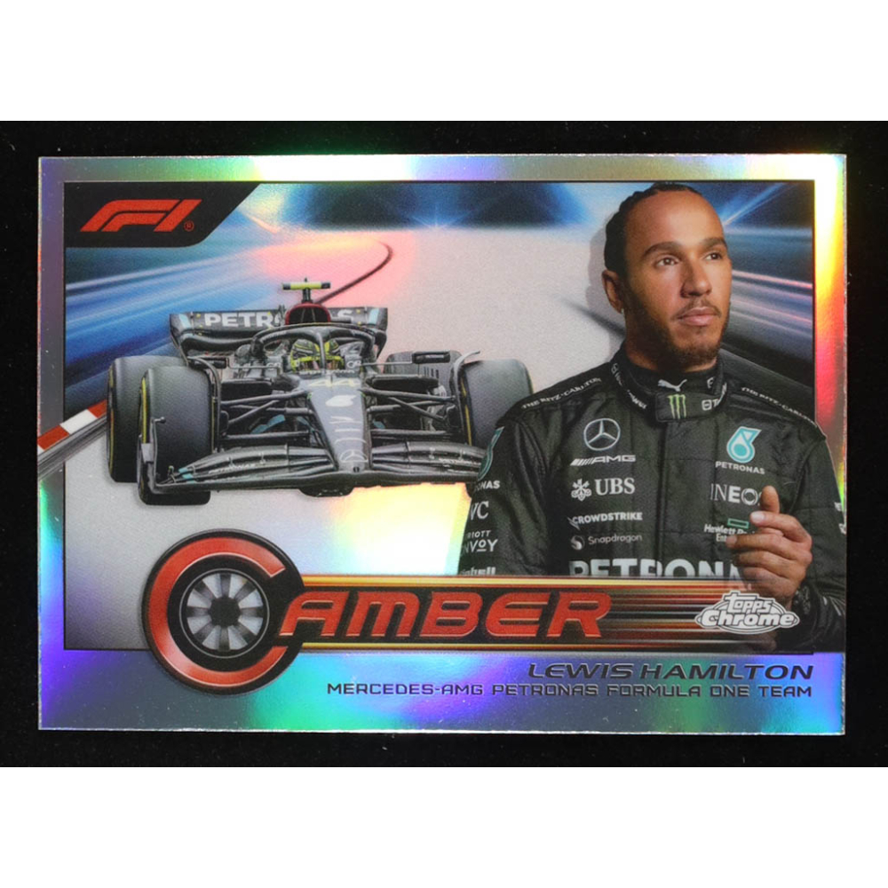 Lewis Hamilton 2023 Topps Chrome Formula 1 Camber #CAMLHI at PristineAuction.com