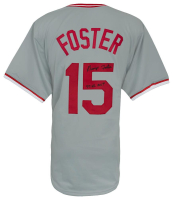 George Foster Signed Jersey Inscribed "77 NL MVP" (Schwartz) at PristineAuction.com