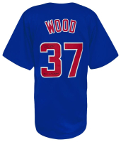 Travis Wood Signed Jersey Inscribed "2016 WS Champs" (Schwartz) at PristineAuction.com
