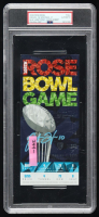 Justin Herbert Signed Original 2020 Rose Bowl Ticket | Oregon vs. Wisconsin (PSA) at PristineAuction.com