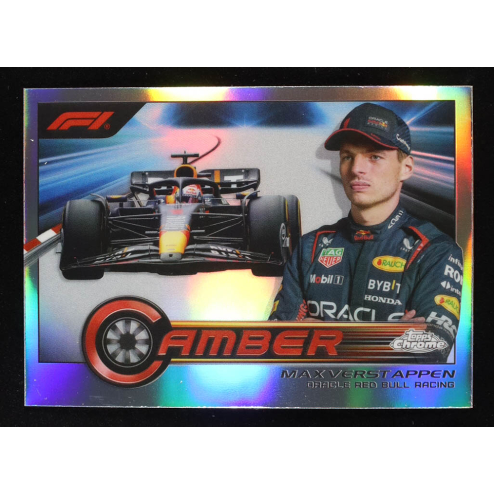 Max Verstappen 2023 Topps Chrome Formula 1 Camber #CAMMVII at PristineAuction.com