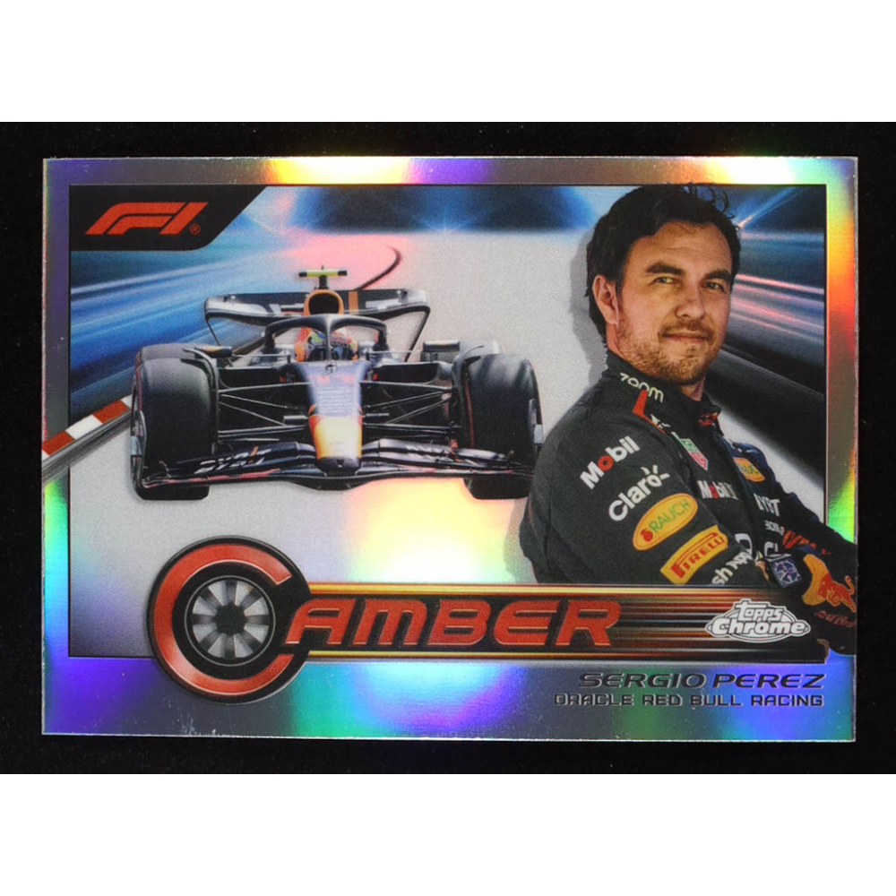 Sergio Perez 2023 Topps Chrome Formula 1 Camber #CAMSPII at PristineAuction.com
