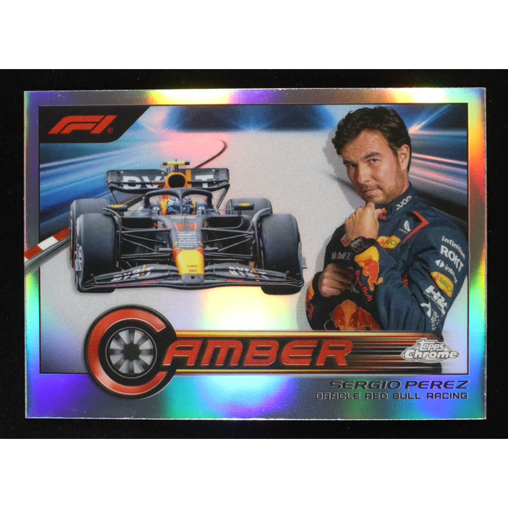 Sergio Perez 2023 Topps Chrome Formula 1 Camber #CAMSP at PristineAuction.com