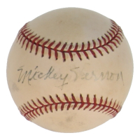 Mickey Vernon Signed OAL Baseball (JSA) at PristineAuction.com
