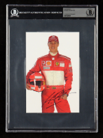 Michael Shumacher Signed F1 4x8 Photo (BAS Authentic) at PristineAuction.com