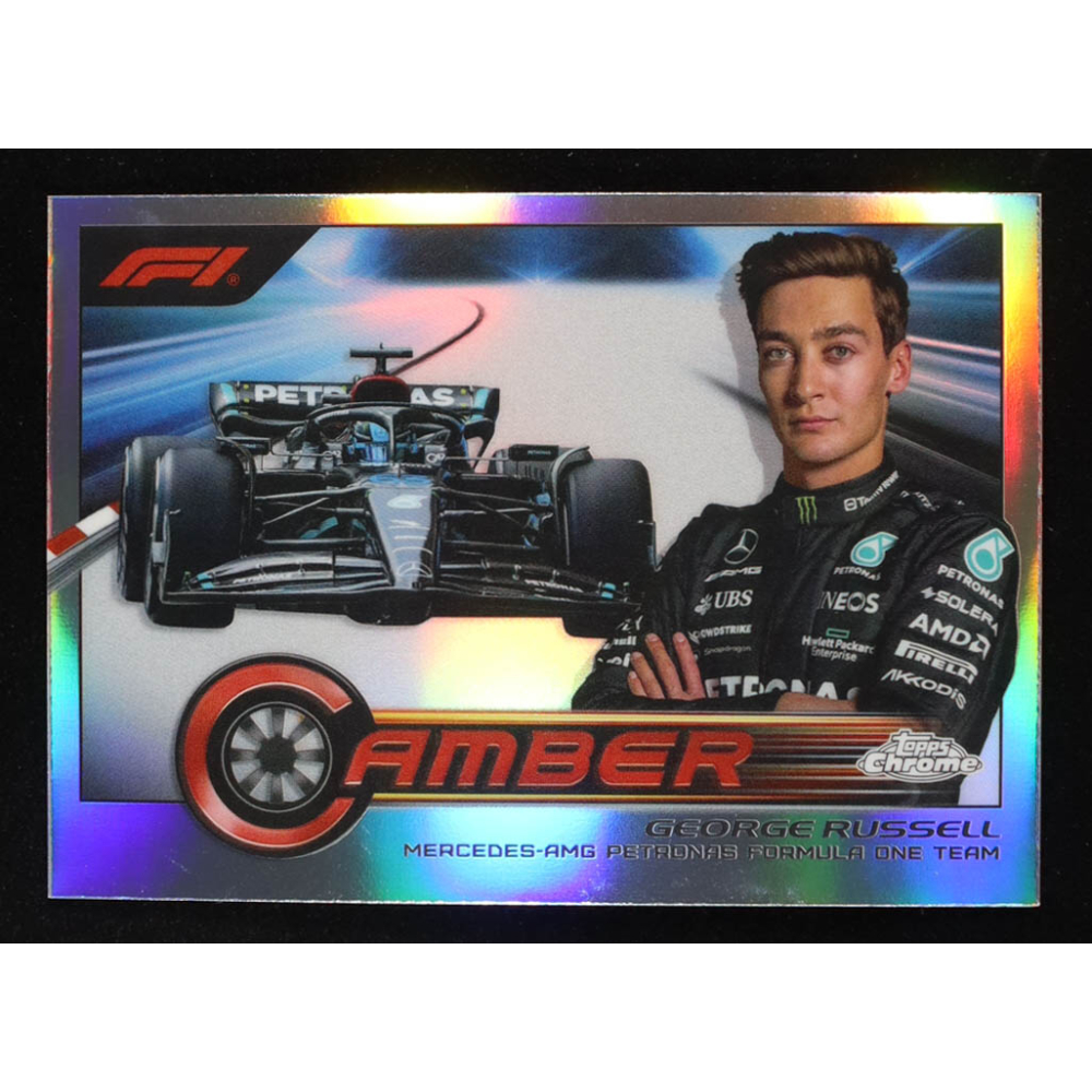 George Russell 2023 Topps Chrome Formula 1 Camber #CAMGRIII at PristineAuction.com