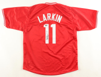 Barry Larkin Signed Jersey (Beckett) at PristineAuction.com