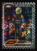 Lando Norris 2024 Topps Chrome Formula 1 Checker Flag Refractors #178 DOD at PristineAuction.com