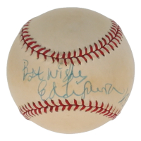 Ed Figueroa Signed OAL Baseball Inscribed "Best Wishes" (JSA) at PristineAuction.com