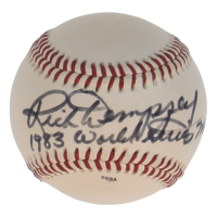 Rick Dempsey Signed Baseball Inscribed "1983 World Series MVP" (JSA) at PristineAuction.com