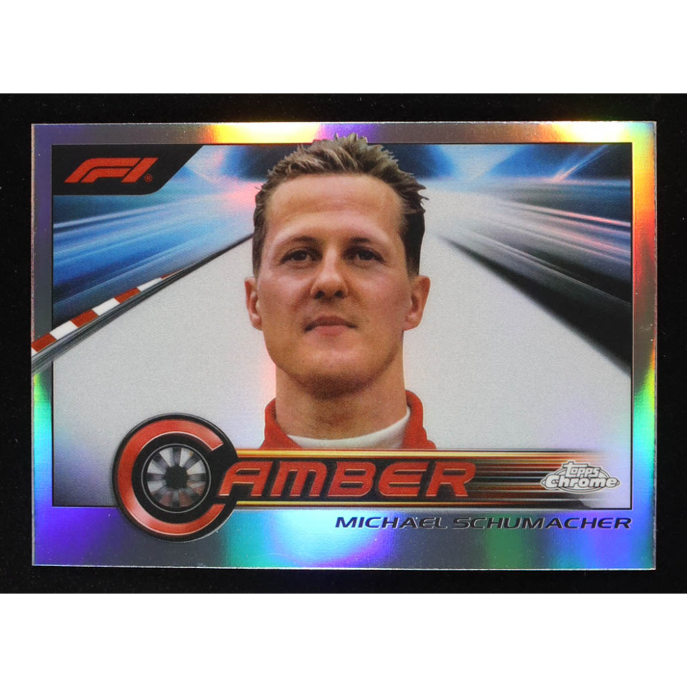 Michael Schumacher 2023 Topps Chrome Formula 1 Camber #CAMMS at PristineAuction.com