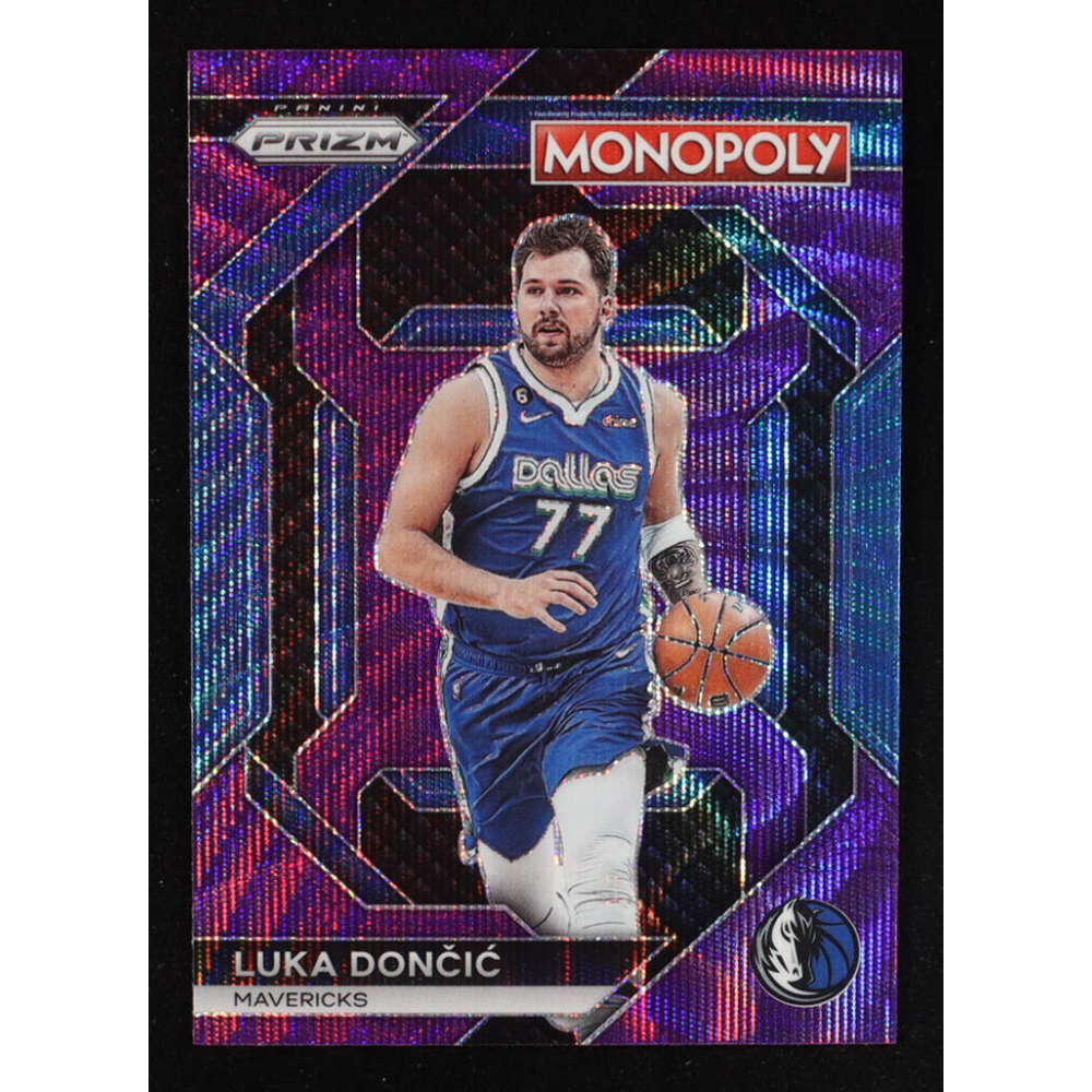 Luka Doncic 2023-24 Panini Prizm Monopoly All-Star Purple #PS3 at PristineAuction.com