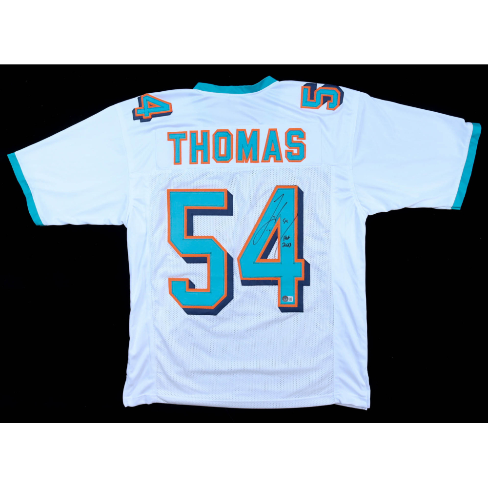 Zach Thomas Signed Jersey Inscribed "HOF 2023" (Beckett) at PristineAuction.com