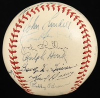1947 World Series Champion New York Yankees OL Baseball Signed by (20) with Joe DiMaggio, Spud Chandler, Joe Page, Vic Raschi (JSA) at PristineAuction.com
