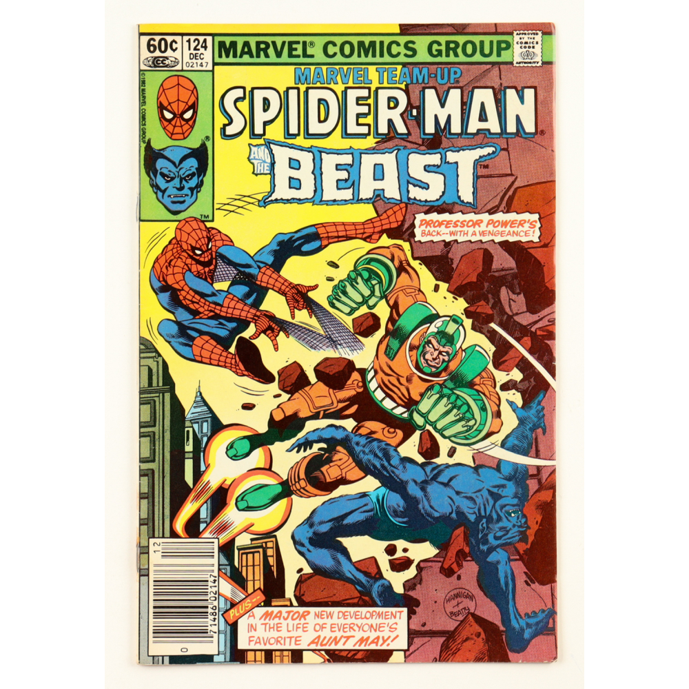 1982 "Marvel Team-Up" Issue #124 Marvel Comic Book at PristineAuction.com