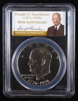 1976-S Eisenhower Silver Dollar - Clad, Type 1 - 40th Anniversary (PCGS PR69DCAM) at PristineAuction.com