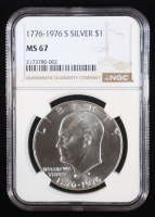 1776-1976-S Eisenhower Silver Dollar (NGC MS67) at PristineAuction.com