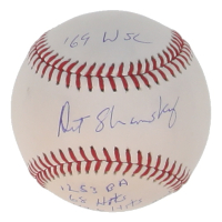 Art Shamsky Signed OML Baseball with Multiple Career Stat Inscriptions (JSA) at PristineAuction.com