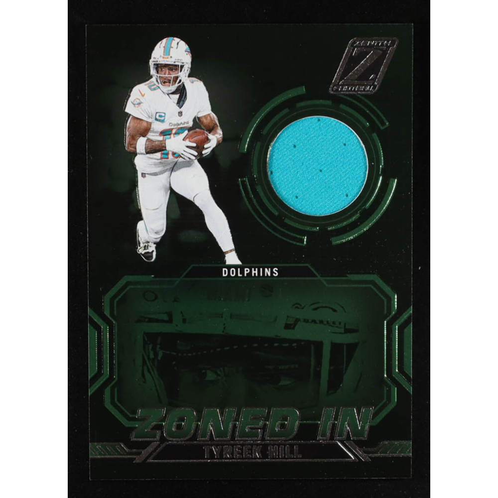 Tyreek Hill 2024 Zenith Zoned In Jerseys #19 at PristineAuction.com