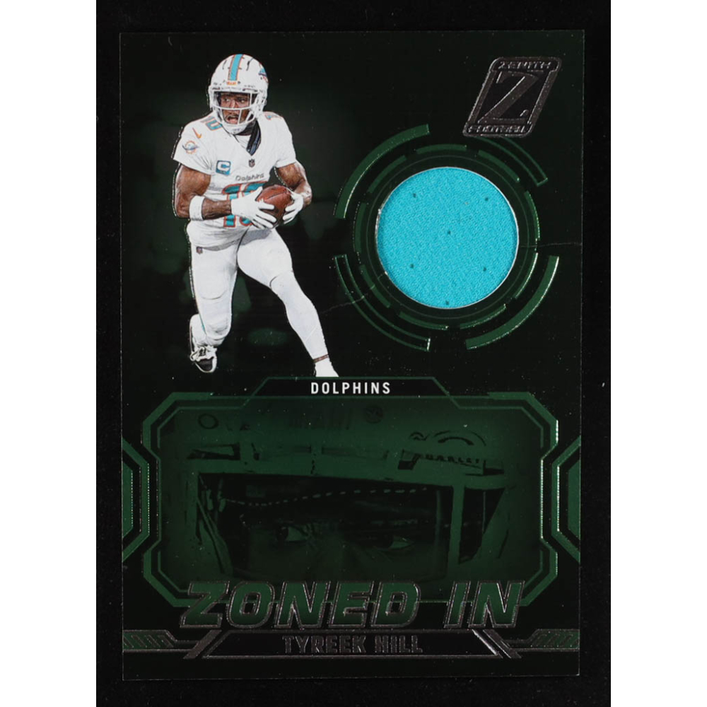 Tyreek Hill 2024 Zenith Zoned In Jerseys #19 at PristineAuction.com