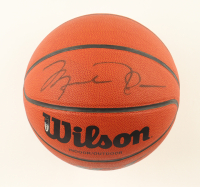 Michael Jordan Signed Jet Tournament Edition Basketball (UDA and GOAT) at PristineAuction.com
