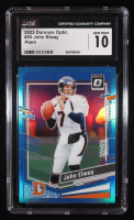 John Elway 2023 Donruss Optic Aqua #55 #182/399 (CGC 10) at PristineAuction.com