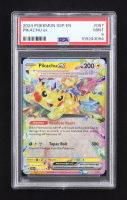 Pikachu ex 2024 Pokemon Scarlet and Violet Surging Sparks #057 (PSA 9) at PristineAuction.com