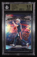 Drake Maye 2024 Panini Prizm Fireworks Prizms Silver #22 RC (BGS 9.5) at PristineAuction.com