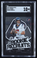 CJ Stroud 2023 Donruss Optic Rookie Recruits #4 RC (SGC 10) at PristineAuction.com