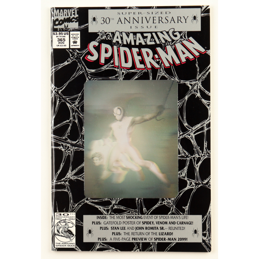 1992 "The Amazing Spider-Man" Issue #365 Marvel Comic Book at PristineAuction.com