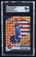 Tyrese Maxey 2020-21 Panini Mosaic Mosaic Reactive Orange #259 RC (SGC 9) at PristineAuction.com