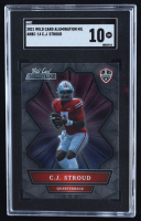 CJ Stroud 2021 Wild Card Alumination Collegiate NIL #ANBC14 RC (SGC 10) at PristineAuction.com
