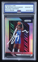 Shai Gilgeous-Alexander Signed 2018-19 Panini Prizm #184 RC (PSA 10 | Autograph Graded PSA) at PristineAuction.com