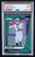 Jordan Travis 2024 Panini Prizm Prizms Green Wave #359 RC (PSA 9) at PristineAuction.com