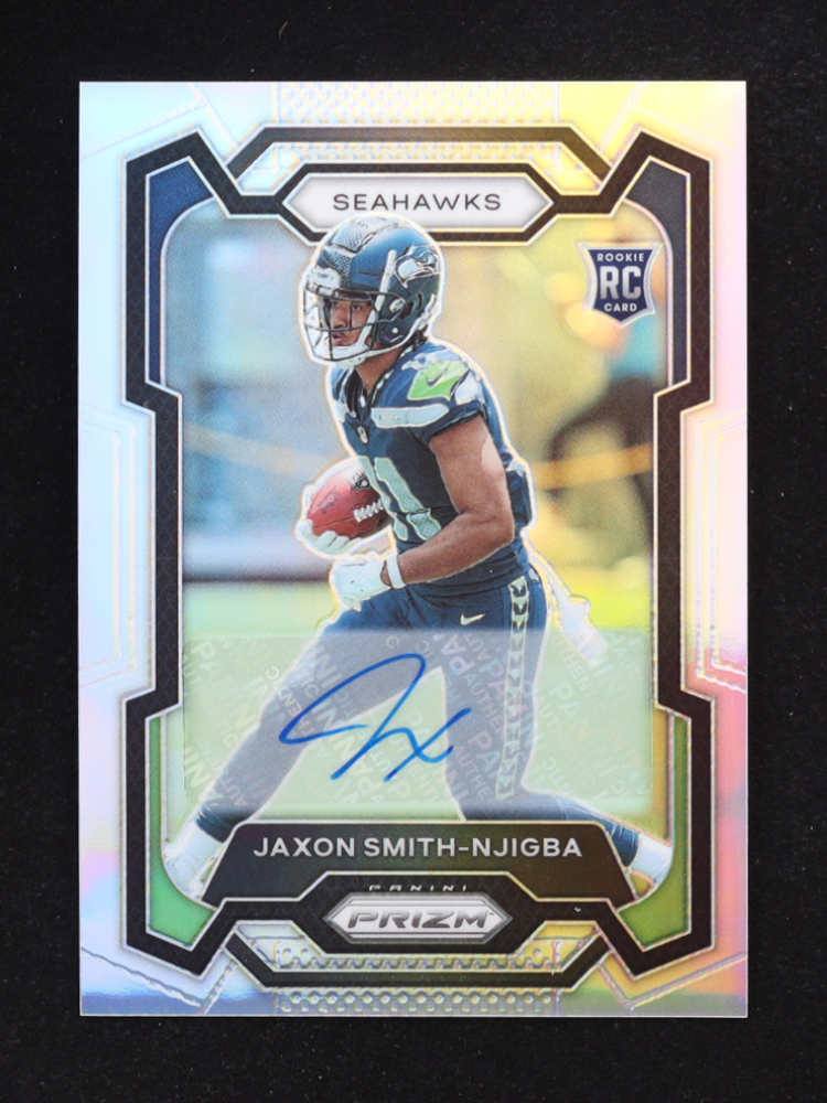 Jaxon Smith-Njigba 2023 Panini Prizm Autographs Prizms Silver #390 RC