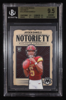 Jayden Daniels 2024 Panini Mosaic Notoriety #19 RC (BGS 9.5) at PristineAuction.com